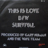 Gary Numan This Is Love 1986 UK